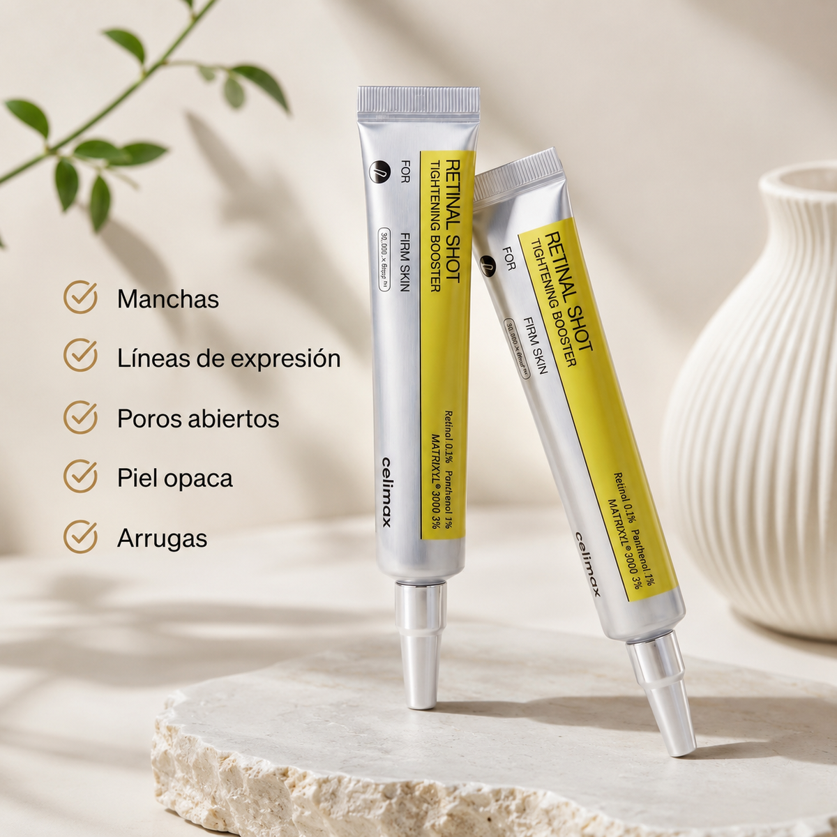 Retinal Shot Celimax 2x1: Tratamiento Intensivo – Natur K Beauty