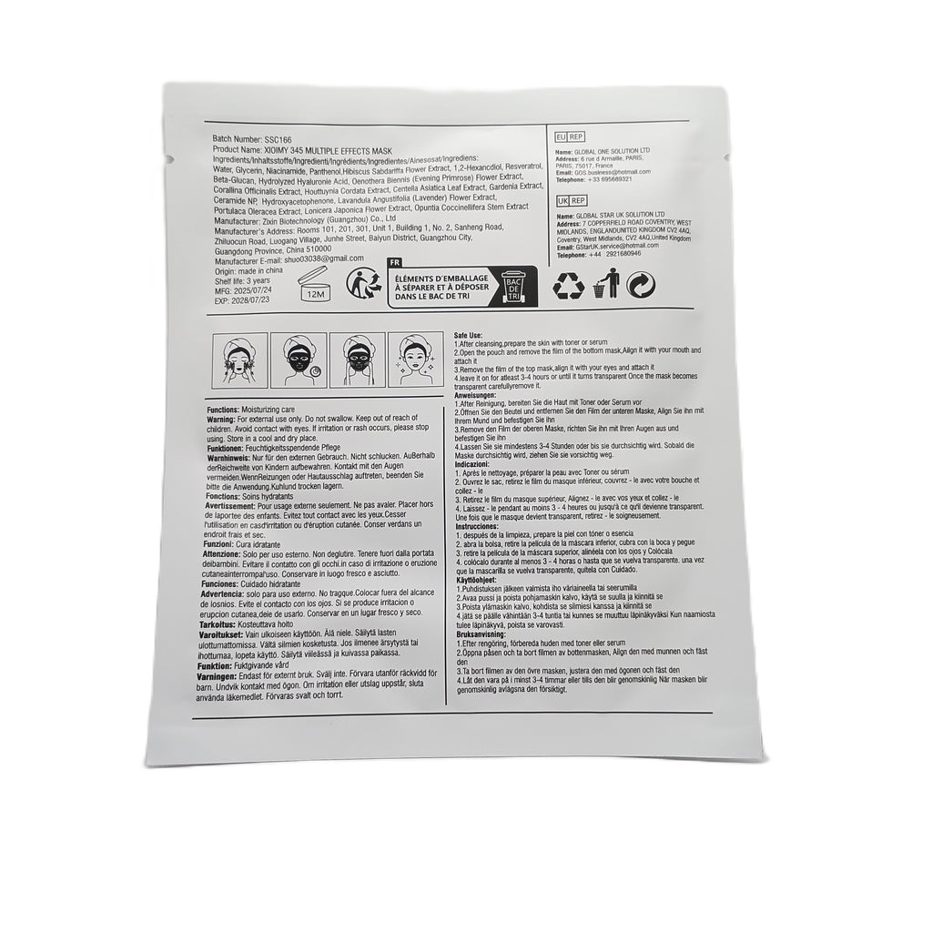 Xioimy 345 Multiple Effects Mask