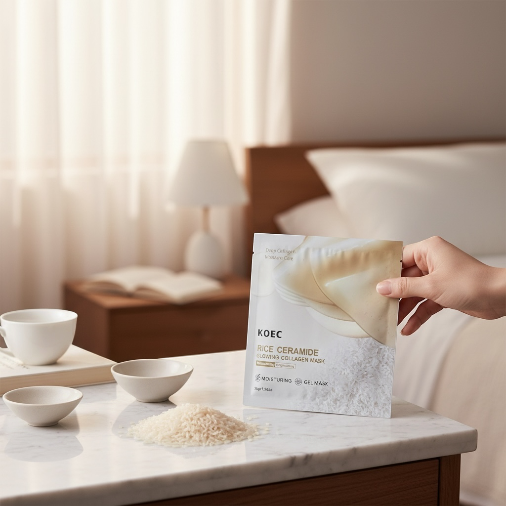 KOEC Rice Ceramide Glowing Collagen Mask