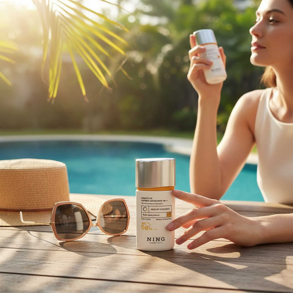 Ning Dermologie Perfec UV Defense Lotion SPF+ PA+++
