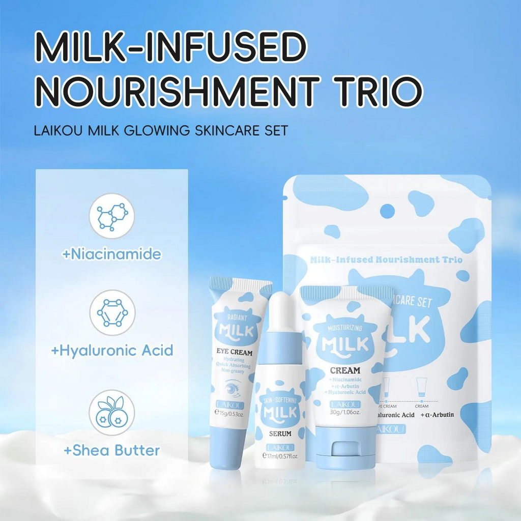 MiILK Glowing Skincare Set